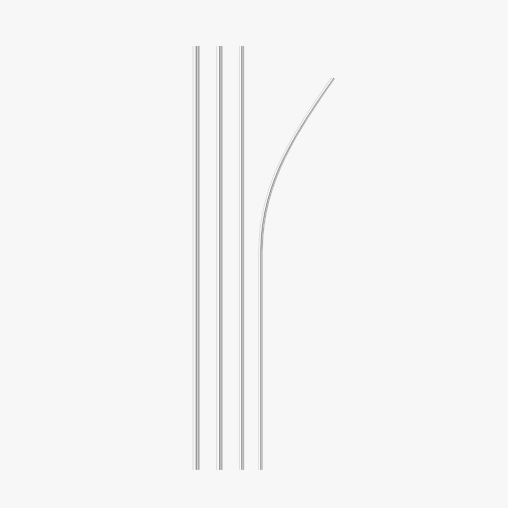 One-size replacement pole set for an Econo Stock Flag