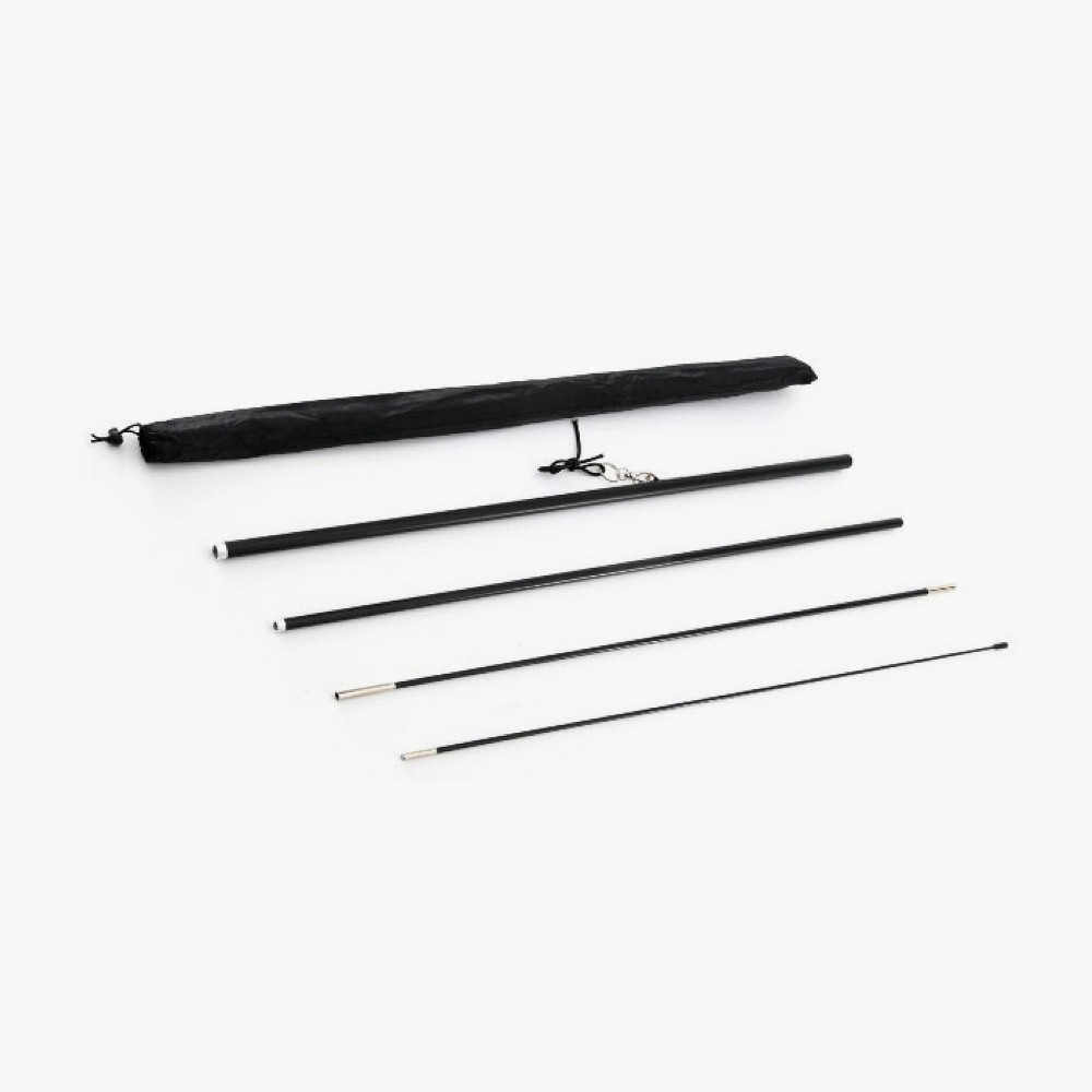 Teardrop replacement pole set with fitted storage sleeve