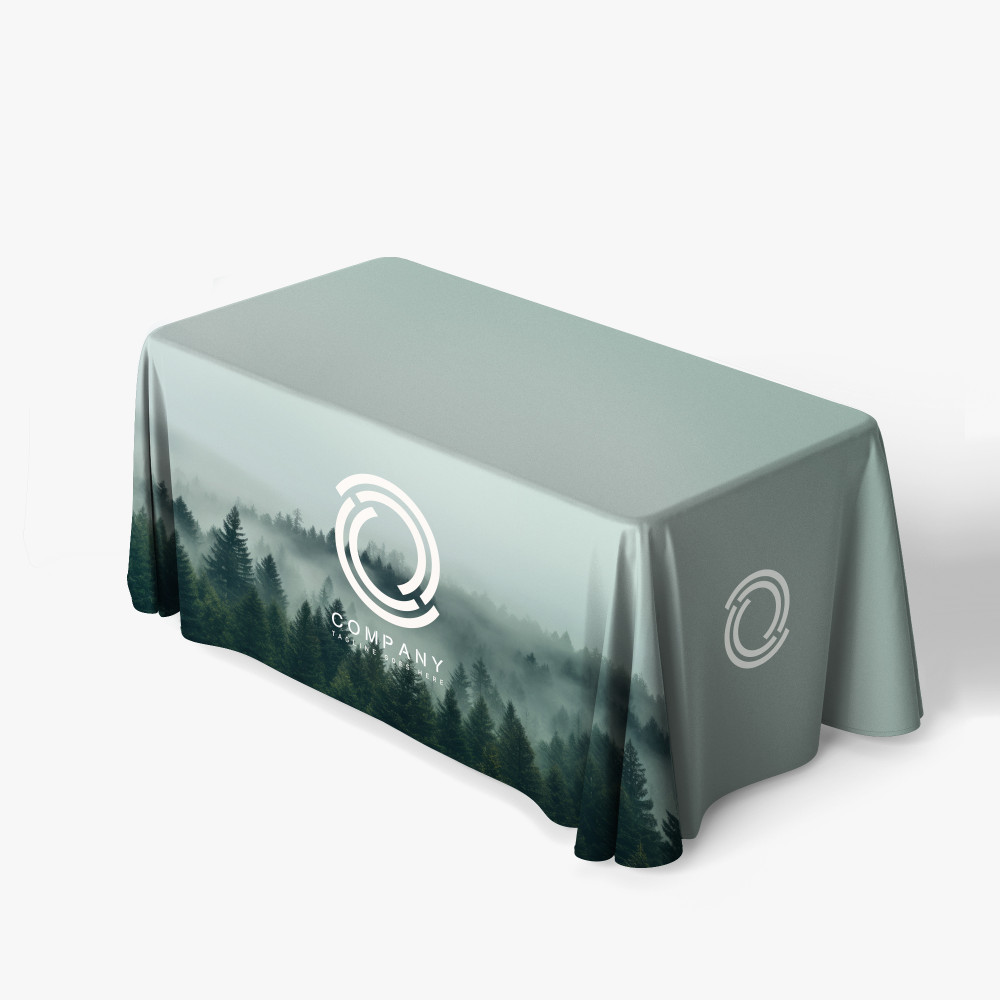 4 ft Custom Table Cover product view