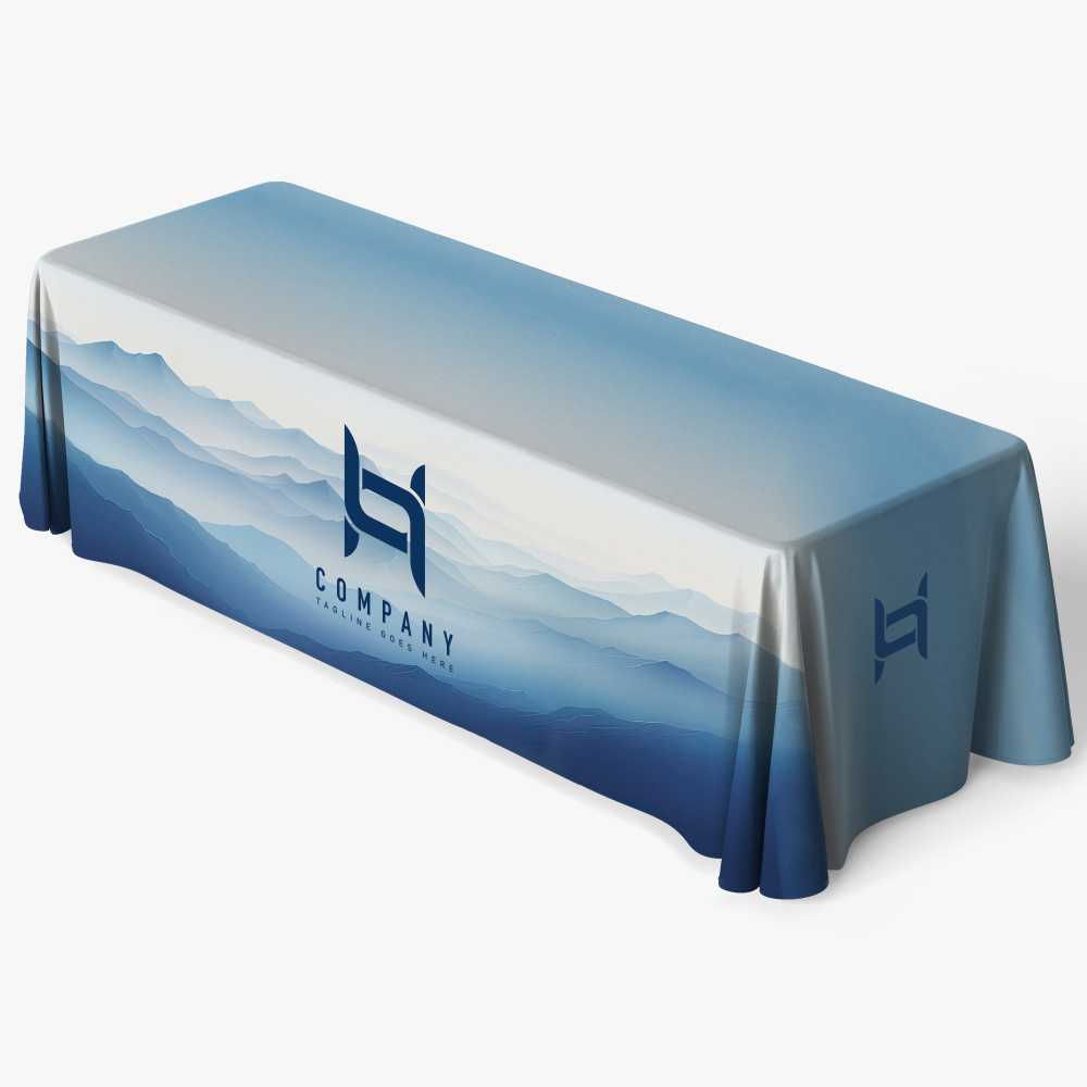 8 ft Custom Table Cover product view