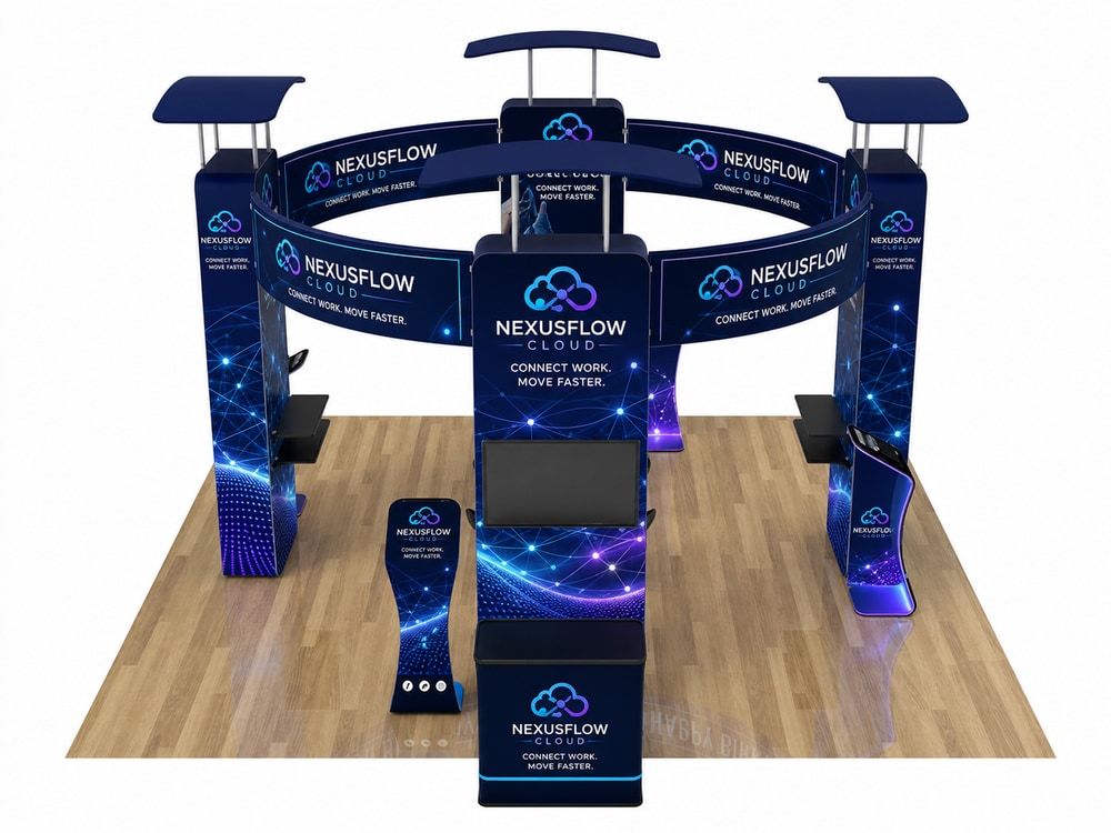 20 × 20 ft Trade Show Booth Packages — Package A