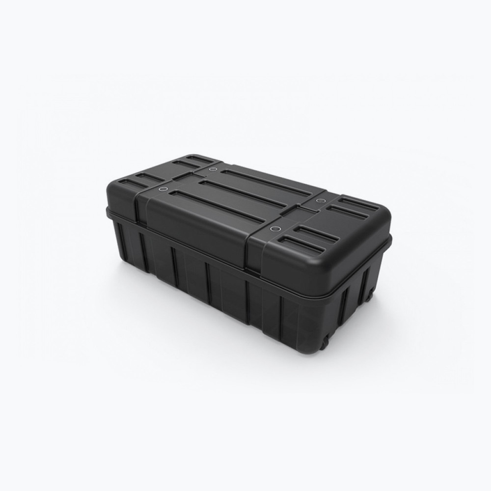 Protective hard case used to transport trade-show display hardware